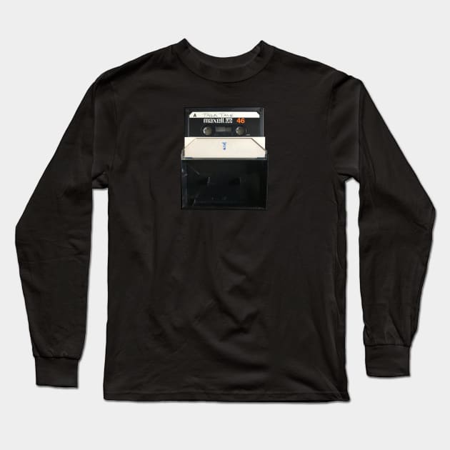 Talk Talk Music Cassette Long Sleeve T-Shirt by Marcomix